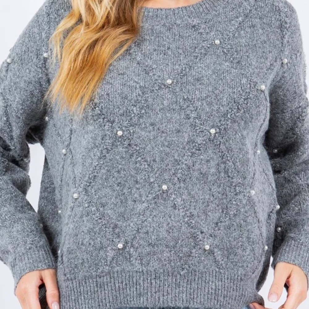 NWT! Devoted Pearl Knit Sweater | Size M |